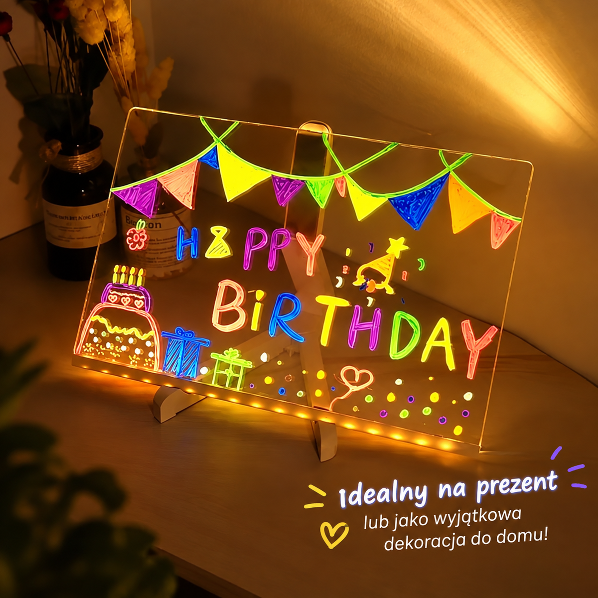 12 kolorowych pisaków do tablicy LumiDraw