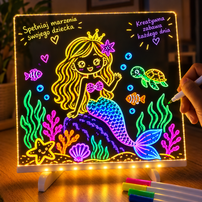 LumiDraw™ Podświetlana tablica do rysowania LED
